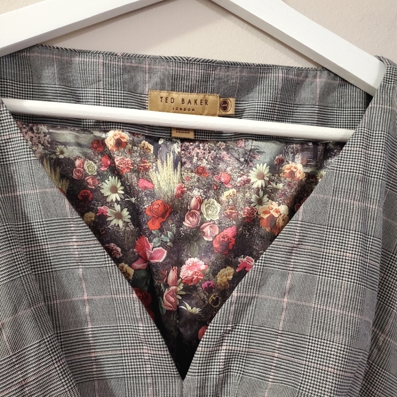 Ted Baker - Fierod Check Print Pencil Shift Dress - Ted Size 1 (US 4) - Picture 12 of 16